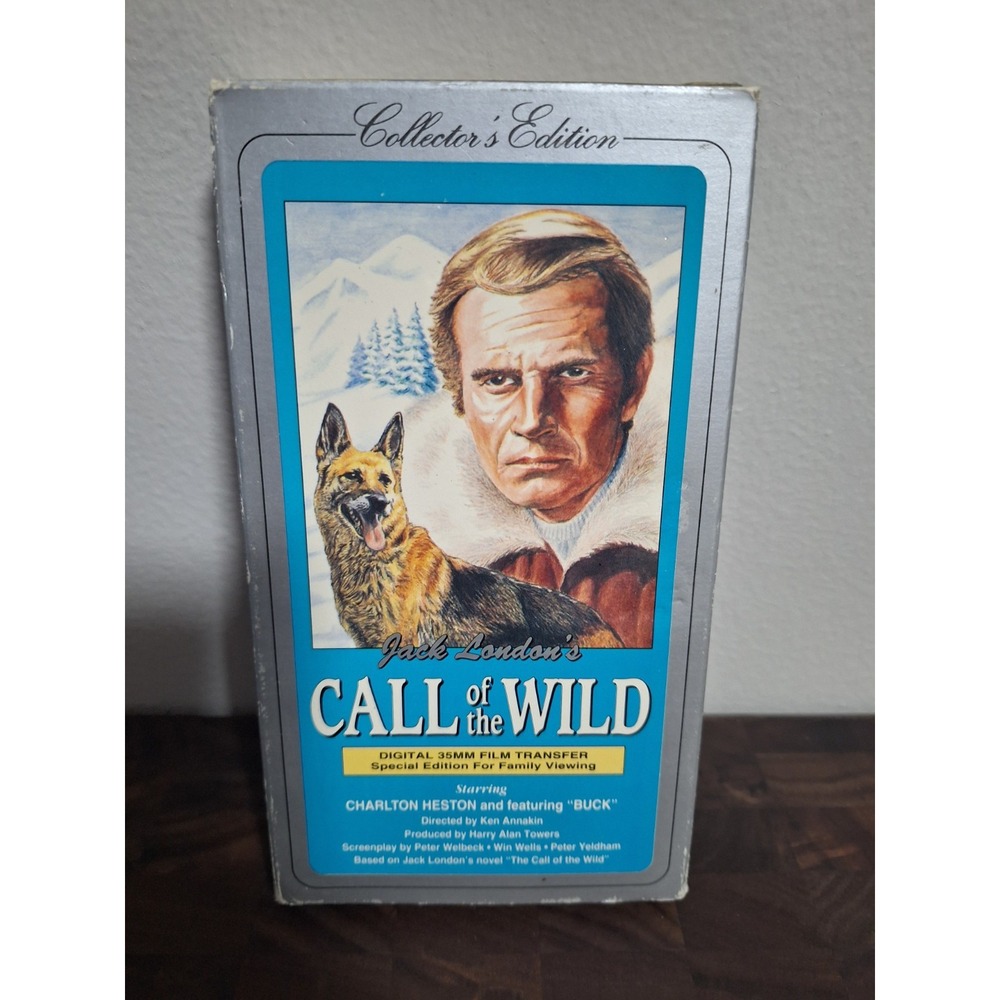 Jack London's Call of the Wild VHS Collector's Edition Charlton Heston Family